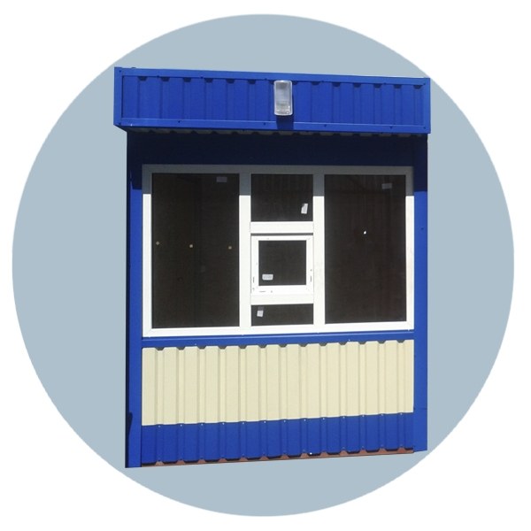 Торговый павильон с рекламным коробом 2000х2000 мм