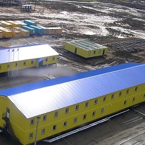 Вахтовый поселок на базе мобильного комплекса Росомаха-Модуль