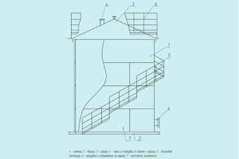 Чертеж Резервуар вертикальный РВС 50 м3