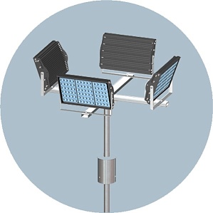 Кронштейн прожекторный К63-0,2-1,0-1-0